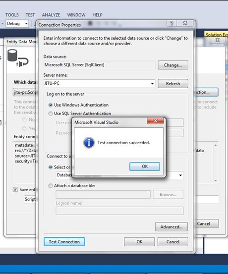 Select here server name